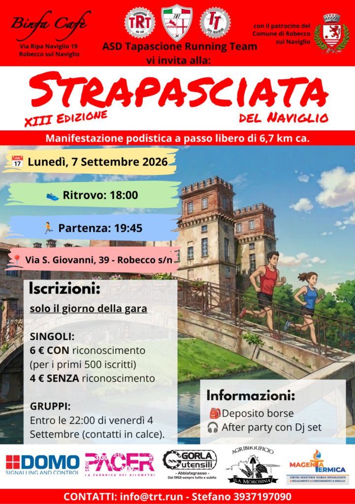 Strapasciata del Naviglio 2026